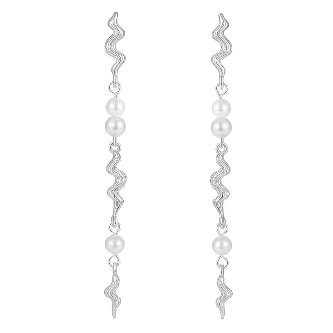 Nava Copenhagen Øreringe | Ørestikker>Nisa Earrings - Silver