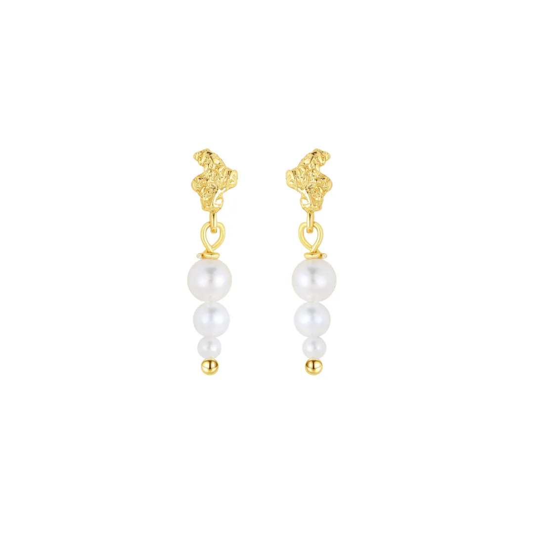 Nava Copenhagen Ørestikker | Øreringe>Nuri Earrings - Gold plated