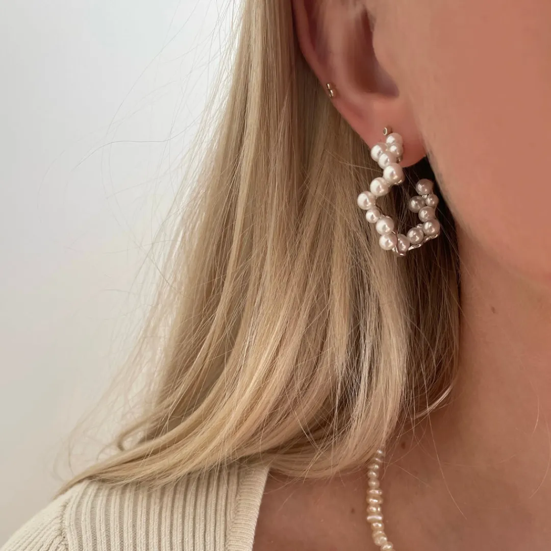 Nava Copenhagen Øreringe | Hoops>Payada Earrings - Silver