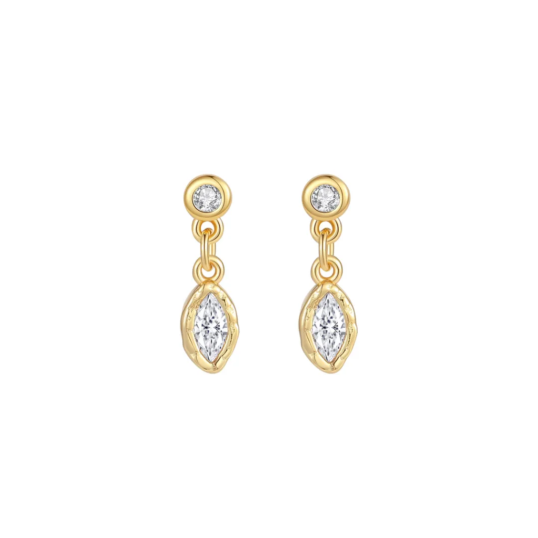 Nava Copenhagen Øreringe | Ørestikker>Ramses Earrings - Gold Plated