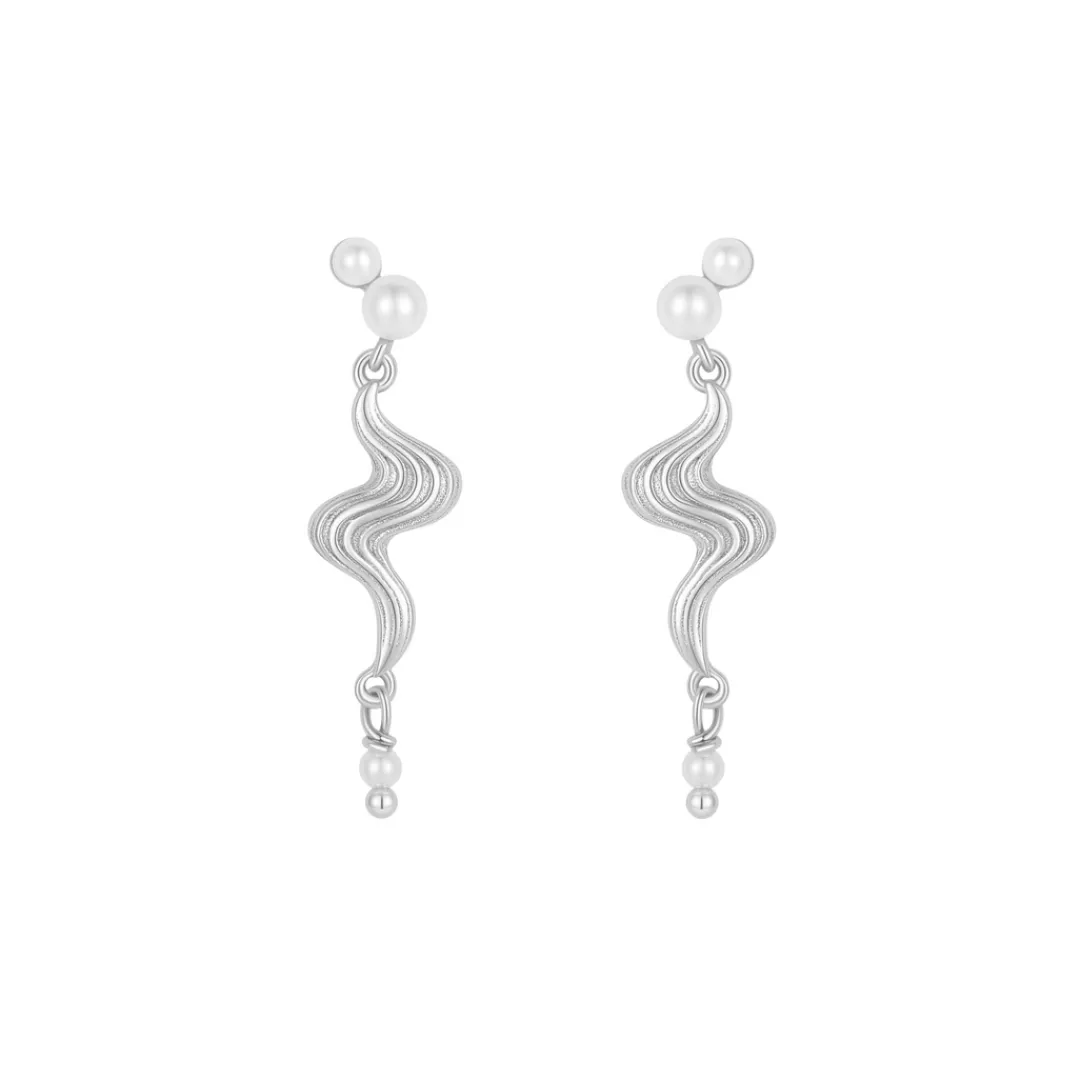 Nava Copenhagen Øreringe | Ørestikker>Reviera Earrings - Silver
