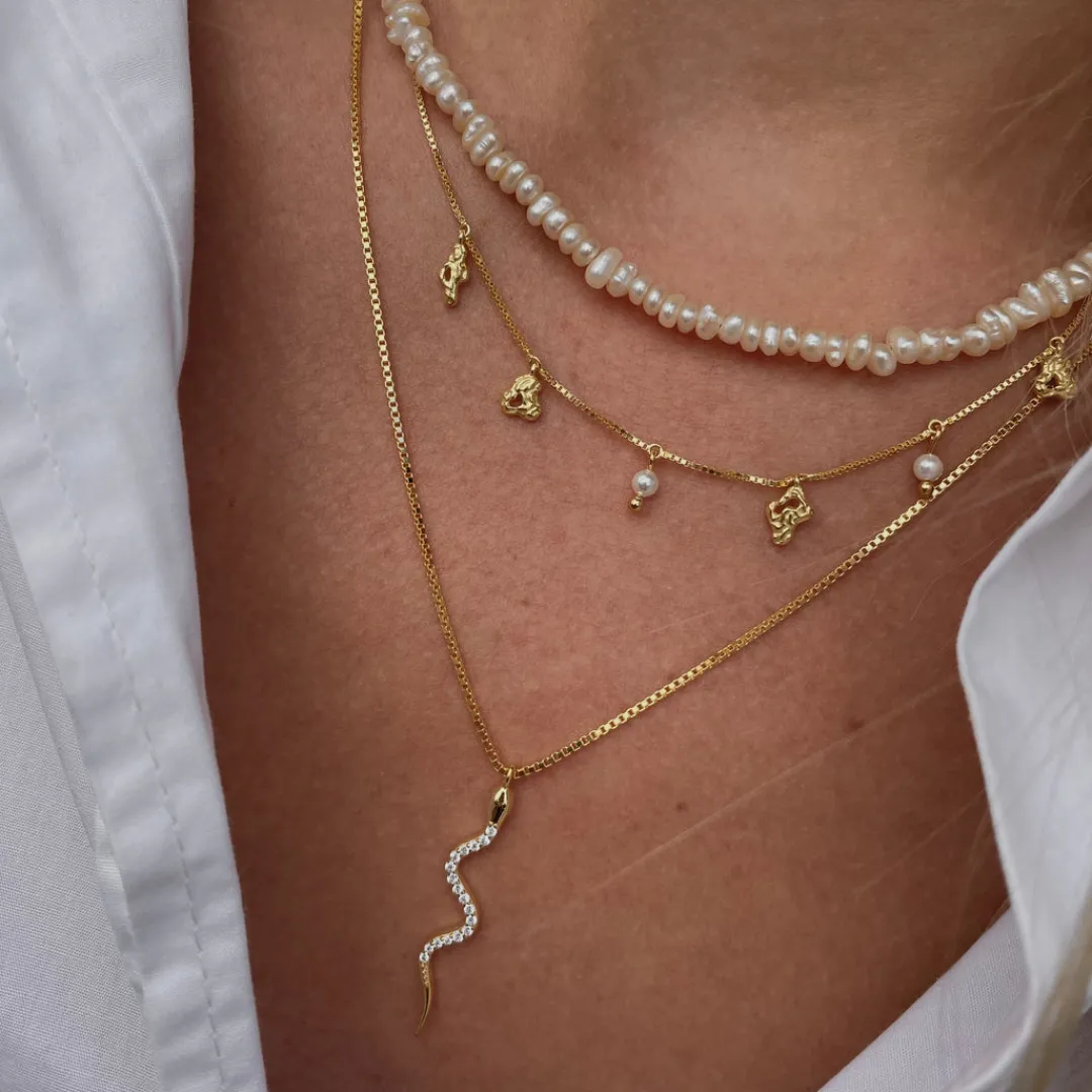 Nava Copenhagen Halskæder>Sedna Necklace - Gold Plated