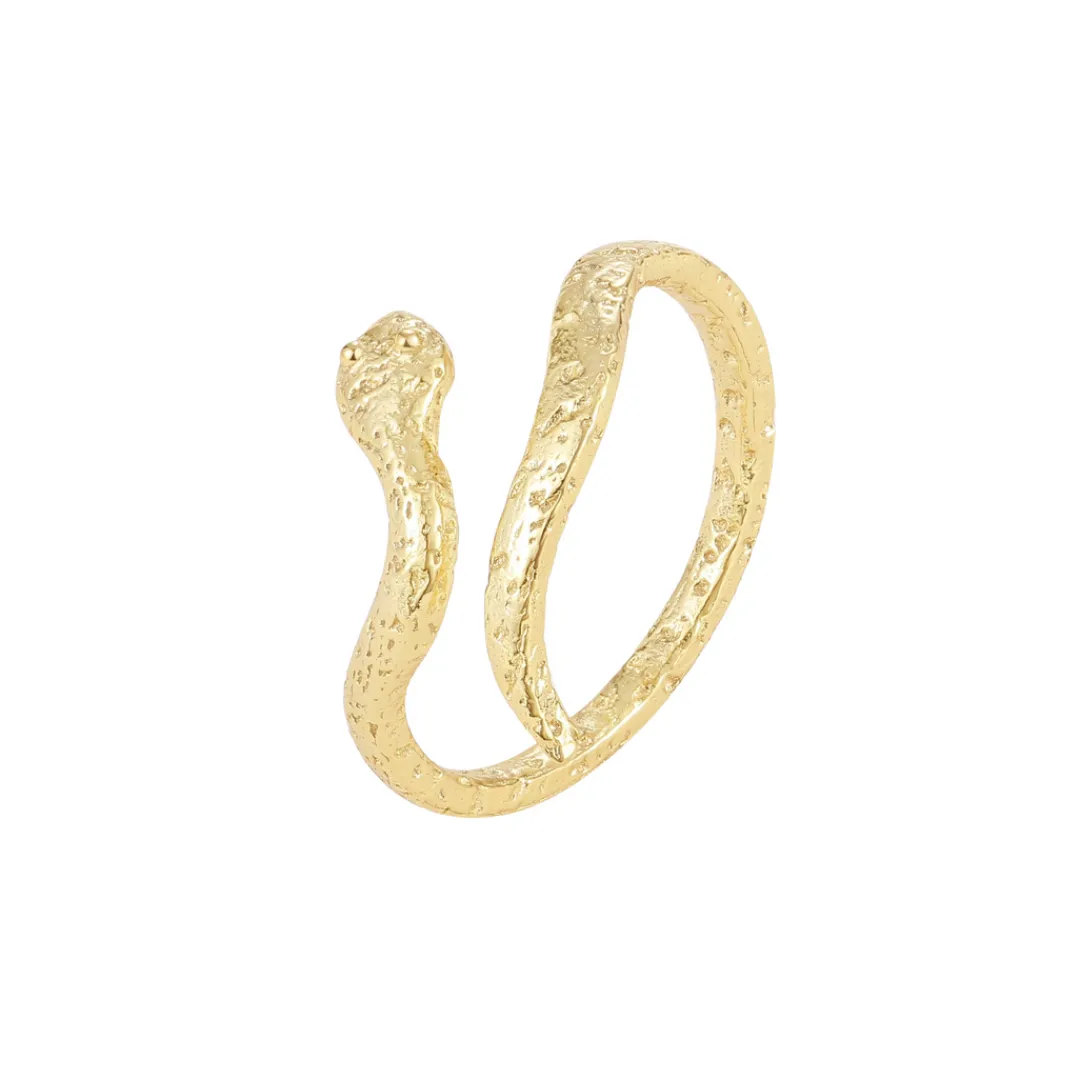 Nava Copenhagen Ringe>Taipan Ring - Gold Plated