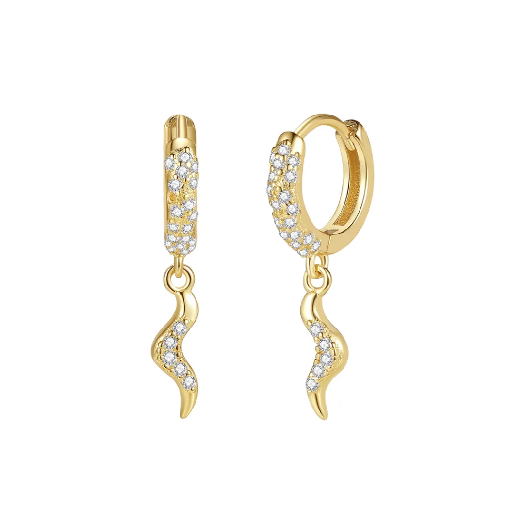 Nava Copenhagen Øreringe | Hoops>Tara Earrings - Gold Plated