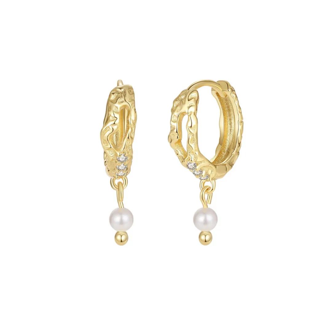 Nava Copenhagen Øreringe | Hoops>Tasi Earrings - Gold Plated
