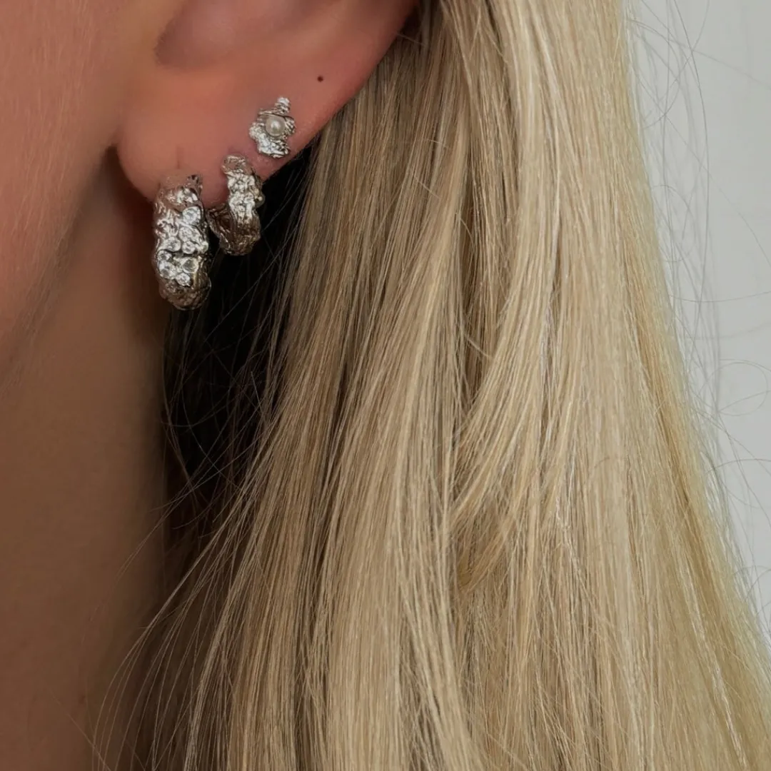 Nava Copenhagen Øreringe | Hoops>Tellus Earrings - Silver