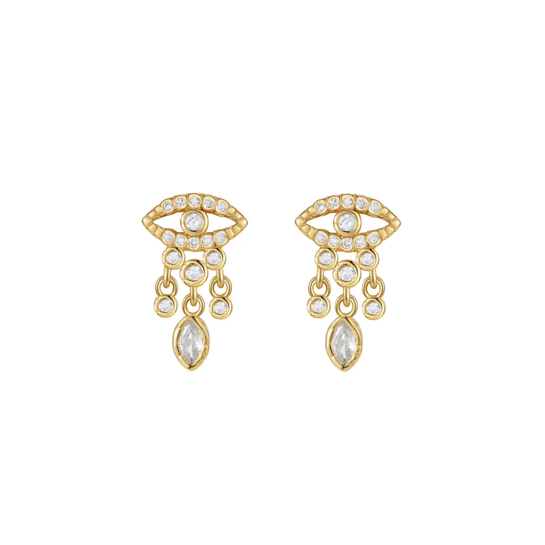 Nava Copenhagen Ørestikker | Øreringe>Tiya Earrings - Gold Plated