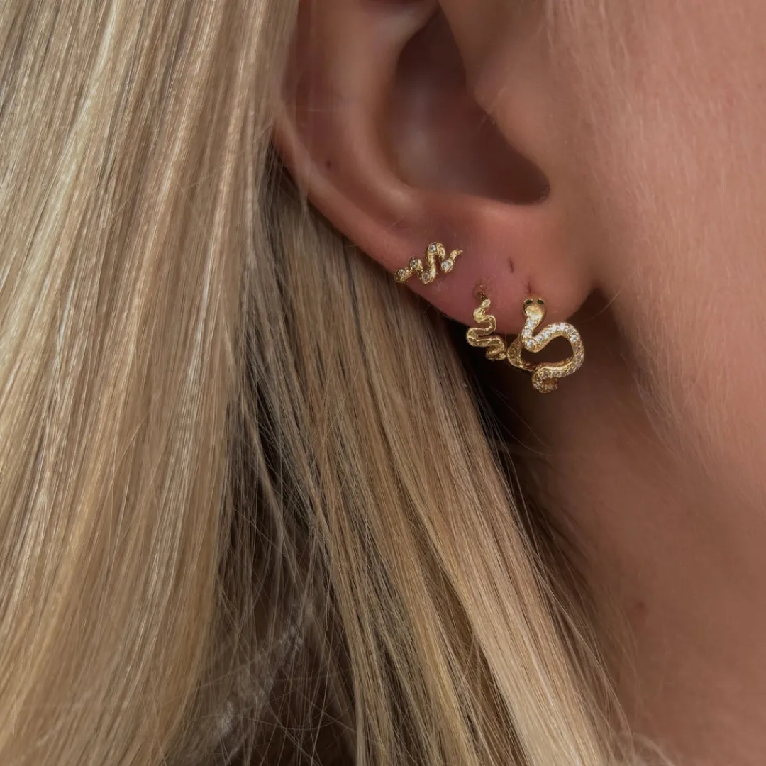 Nava Copenhagen Hoops | Øreringe>Vasuki Earrings - Gold Plated