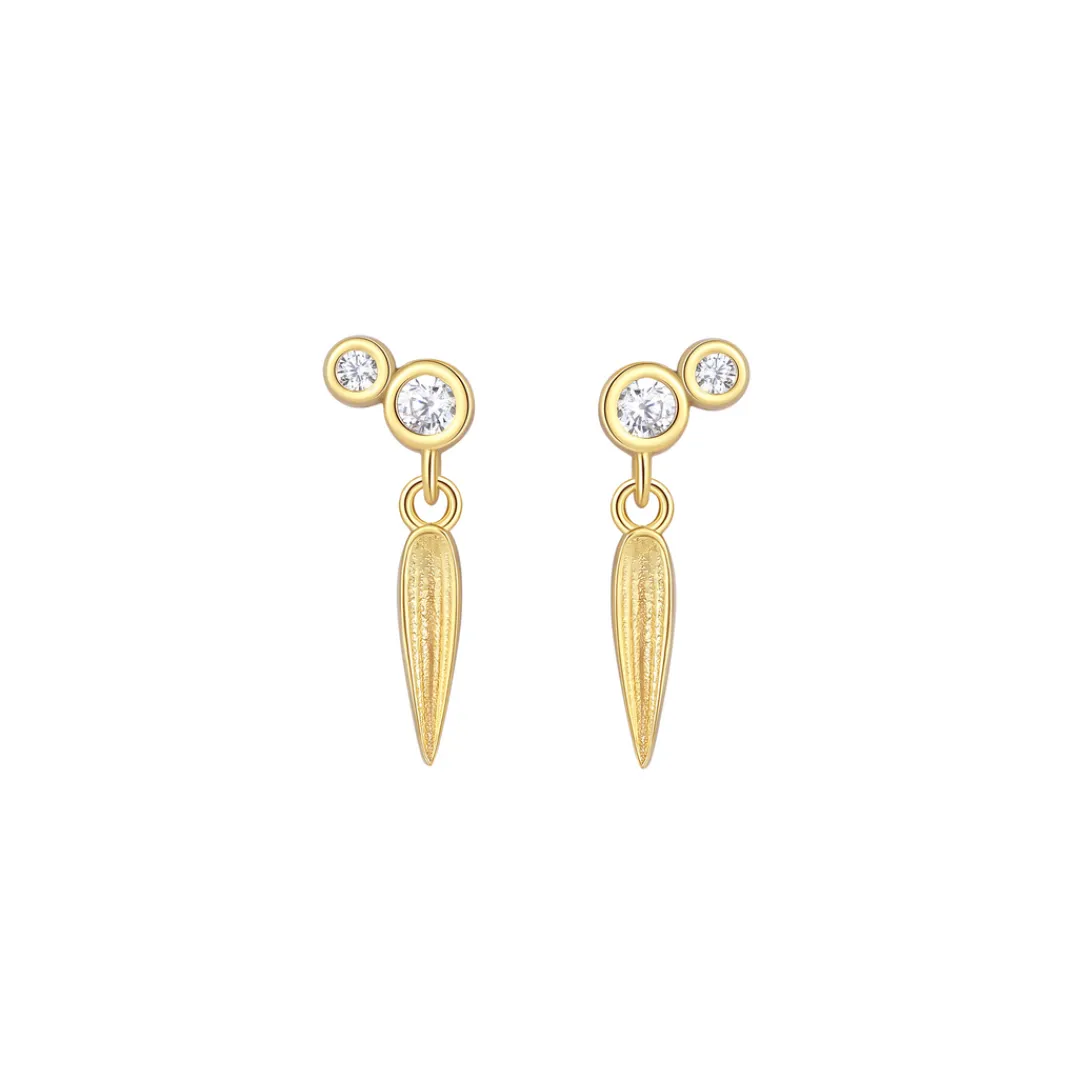 Nava Copenhagen Øreringe | Ørestikker>Yahui Earrings - Gold Plated